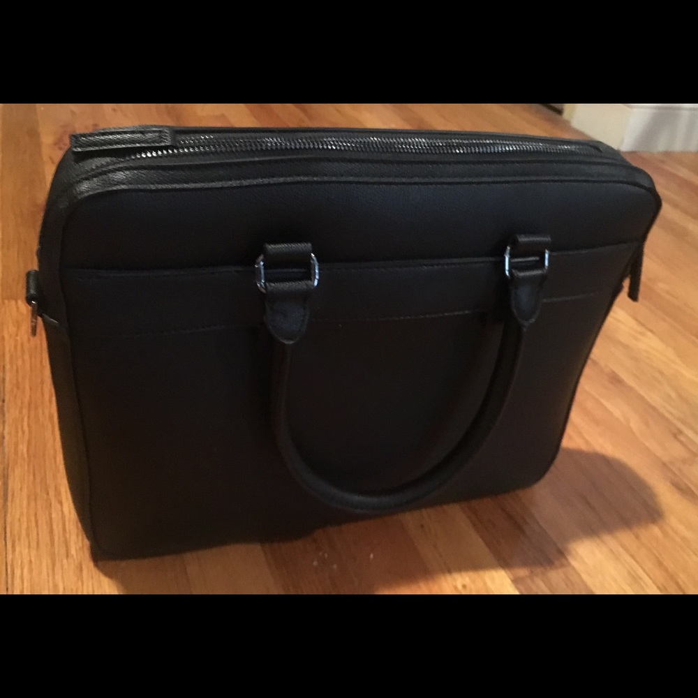 Zara Men’s Laptop Bag Slim Briefcase New